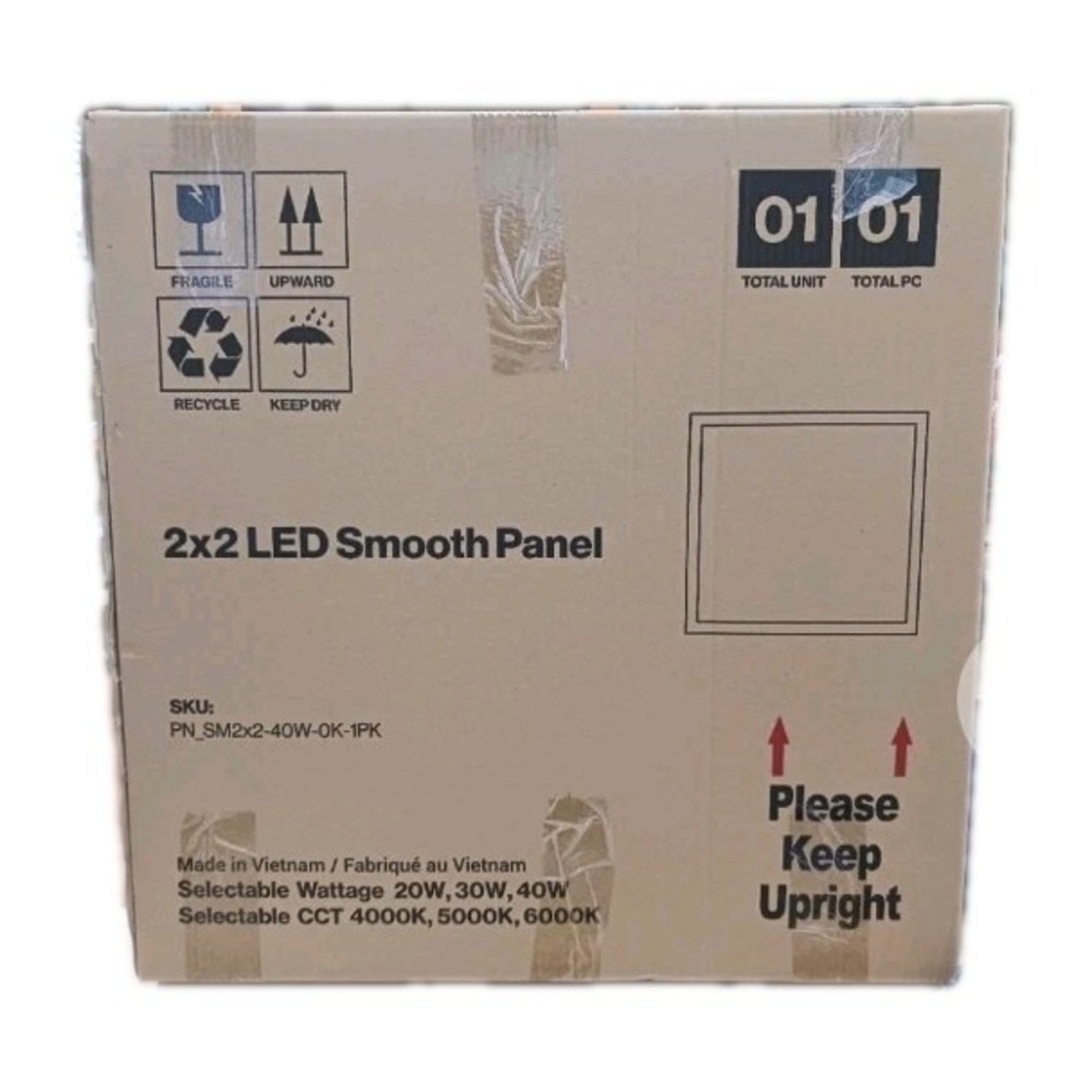 Sunco PNSM2X240W0K1PK LED Ceiling Panel - 3 Pack